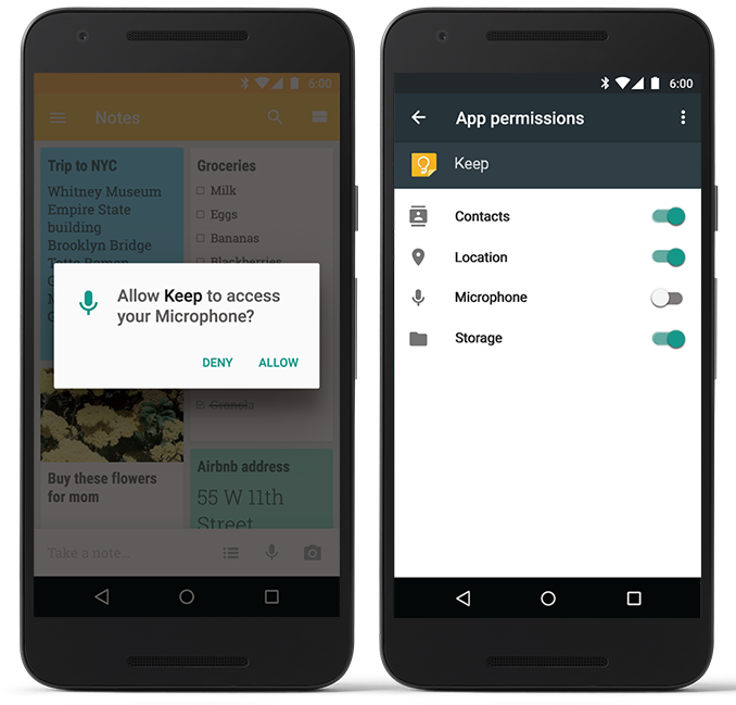 Android-Marshmallow-permissions-application