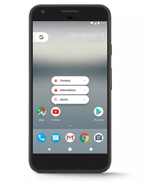 Android Nougat raccourci application