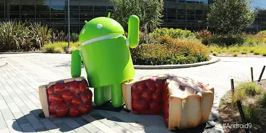 Android-Pie-statue