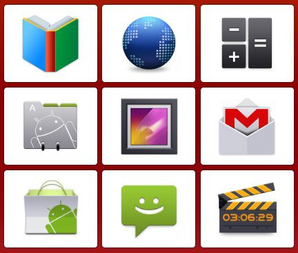Android Style Icons screen1