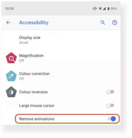 android-suppression-animations