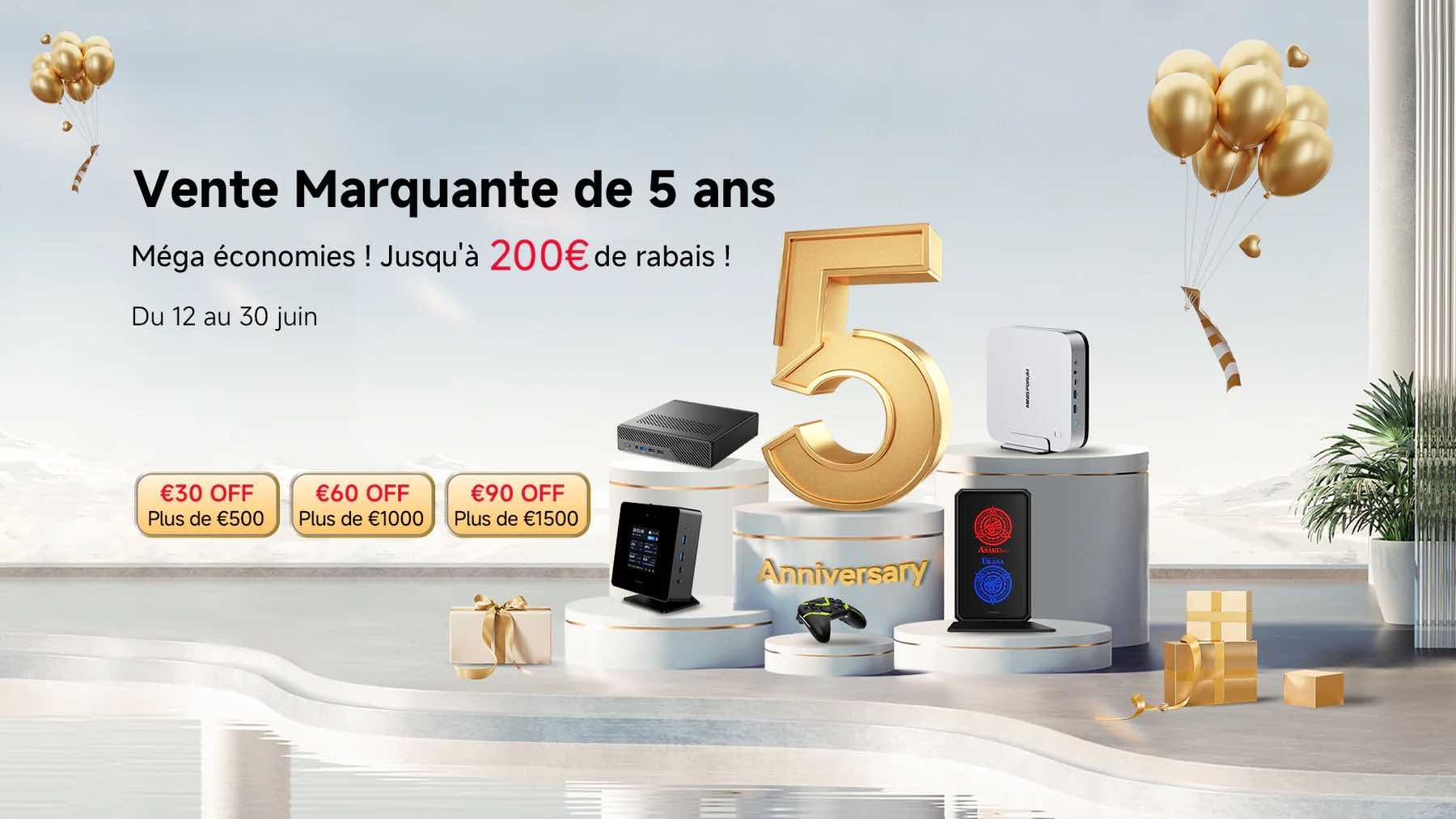 Anniversaire Minisforum 5 ans