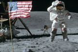 Le cratère laissé à la Lune par Apollo 16