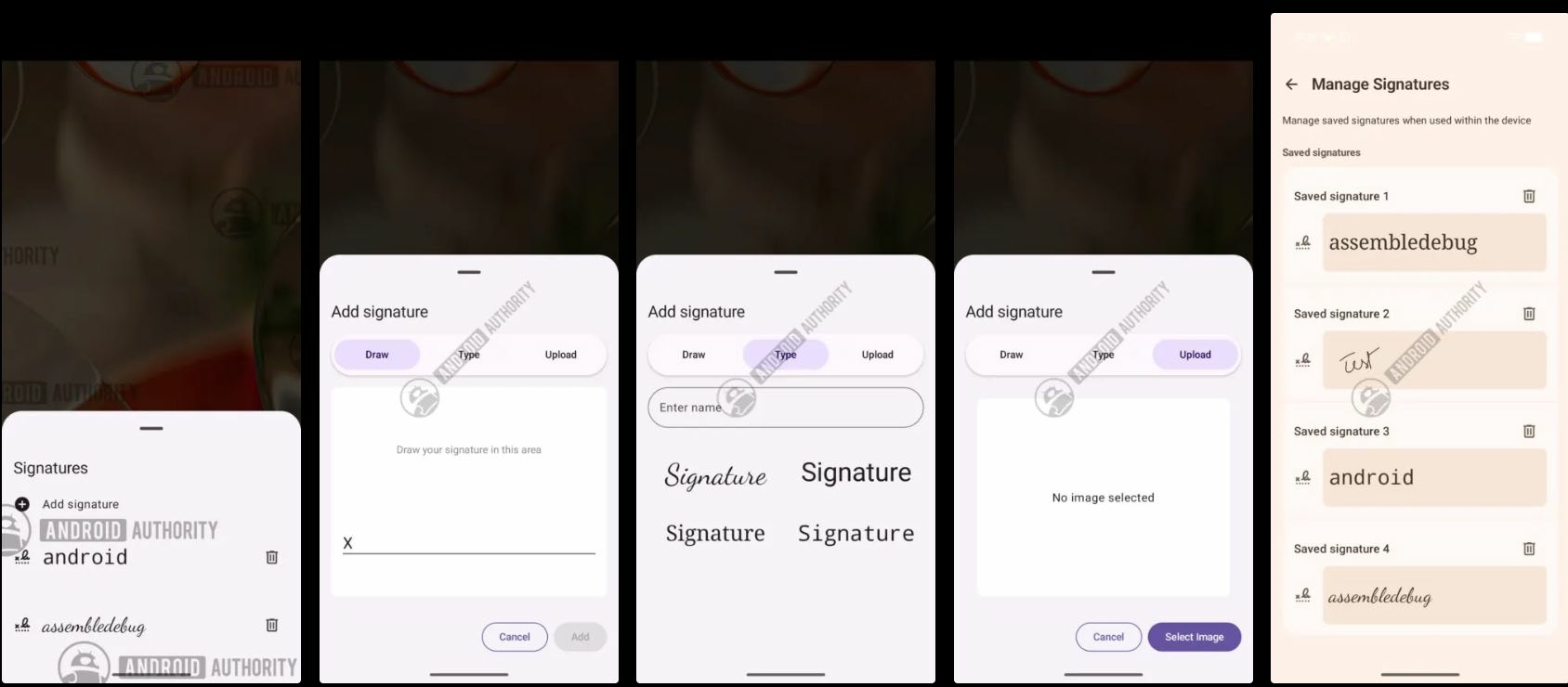 app Signatures Android