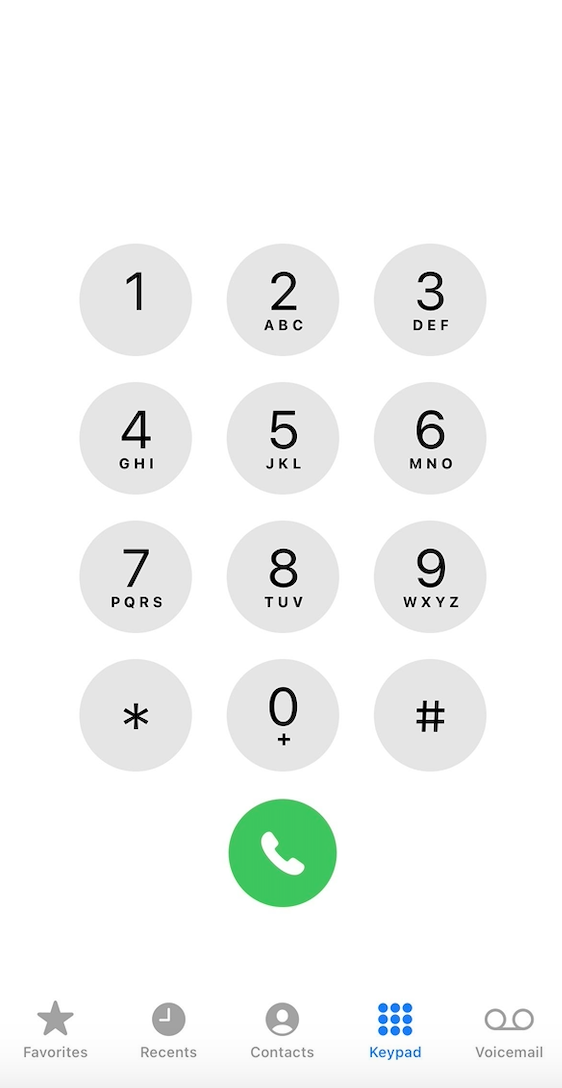 app te?le?phone clavier iPhone (2)