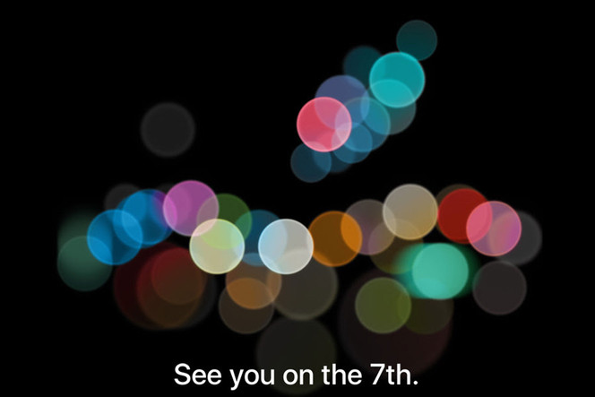 Apple iphone 7 invitation