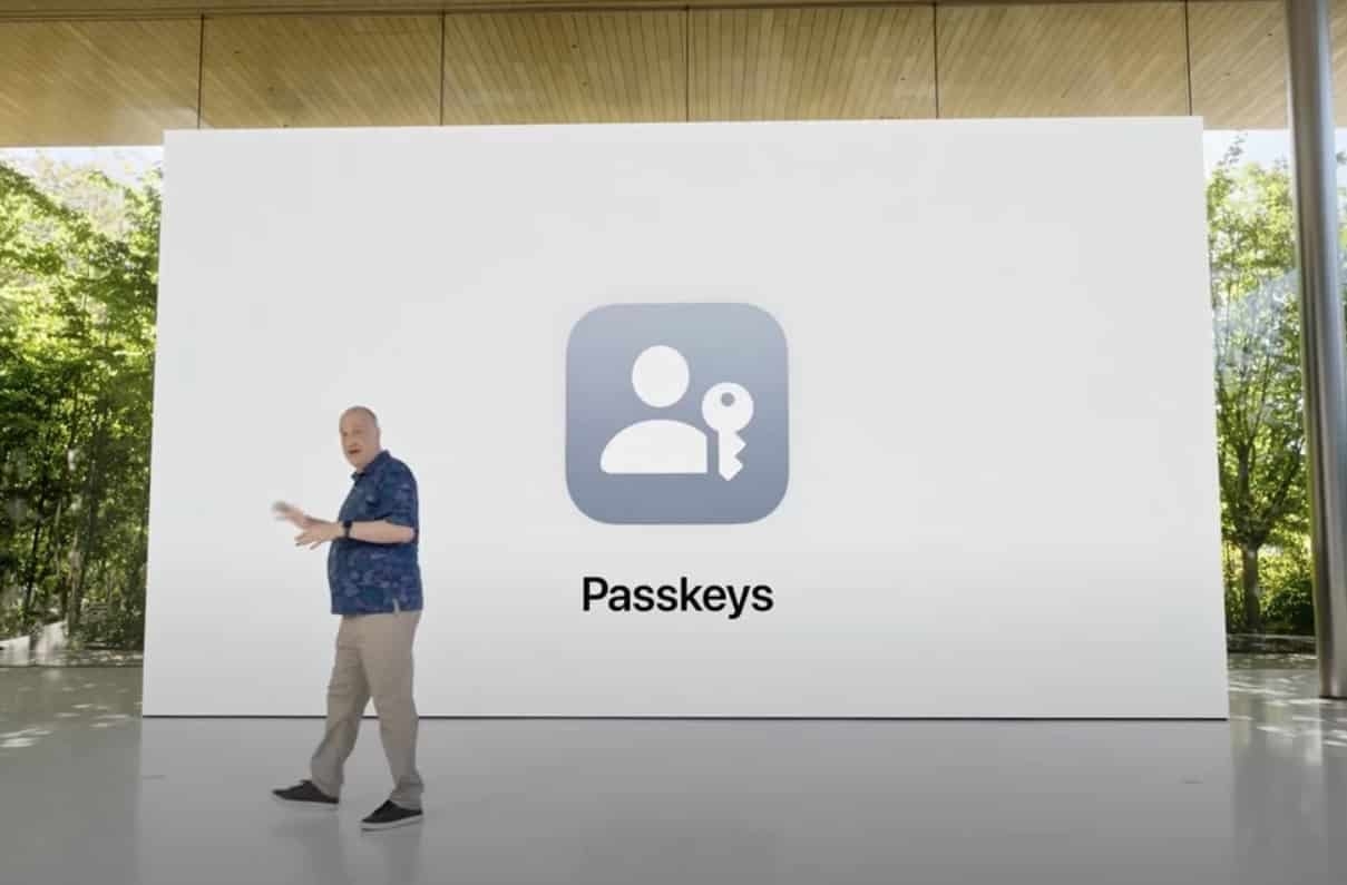 Apple passkeys