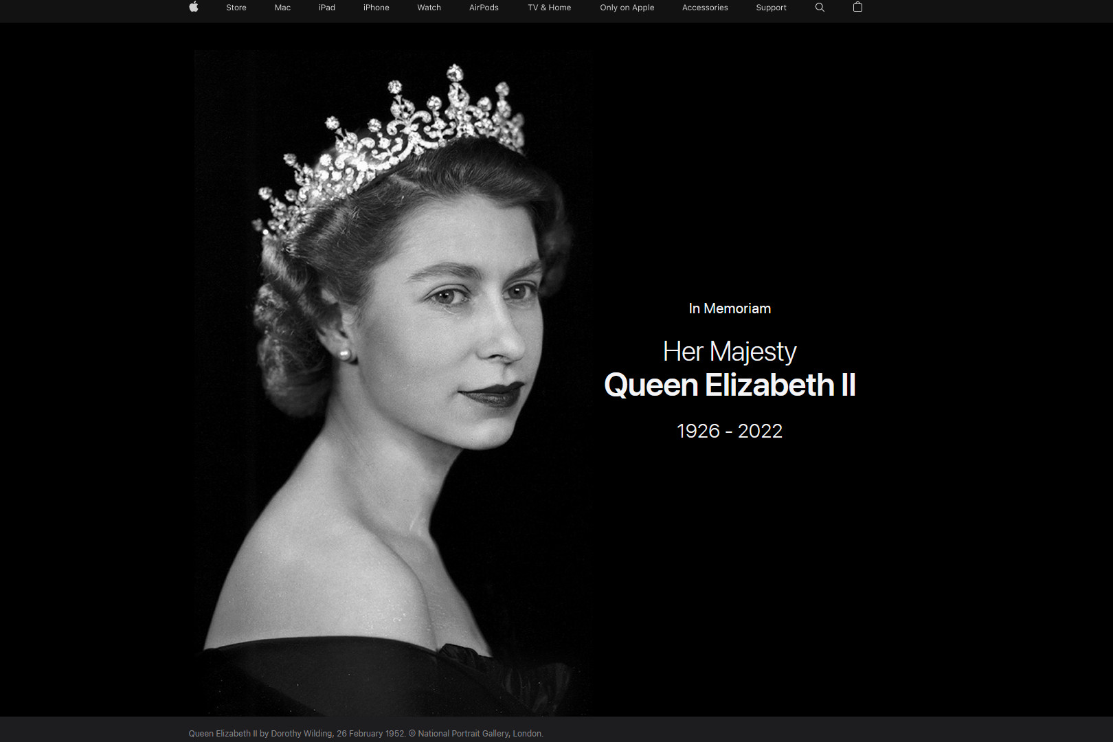 apple-site-page-accueil-hommage-reine-elizabeth-ii