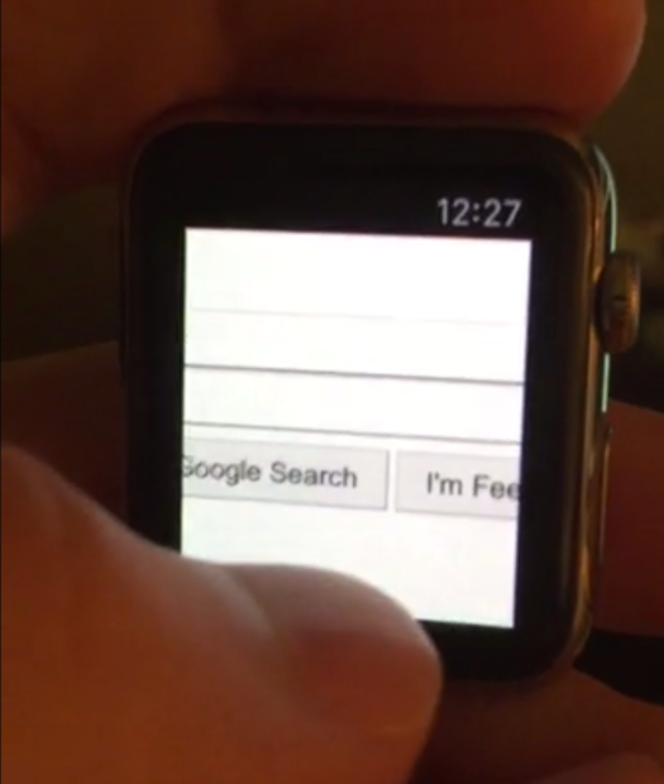 Apple Watch browser