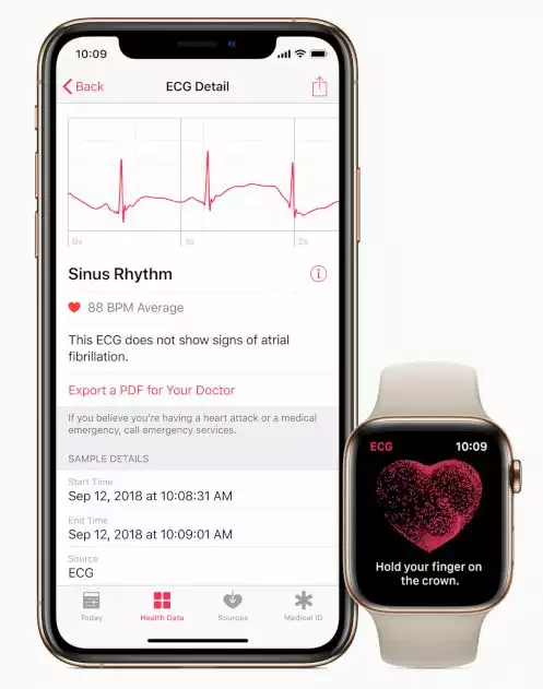 Apple-Watch-Series-4-sante-electrocardiogramme-iPhone-Xs