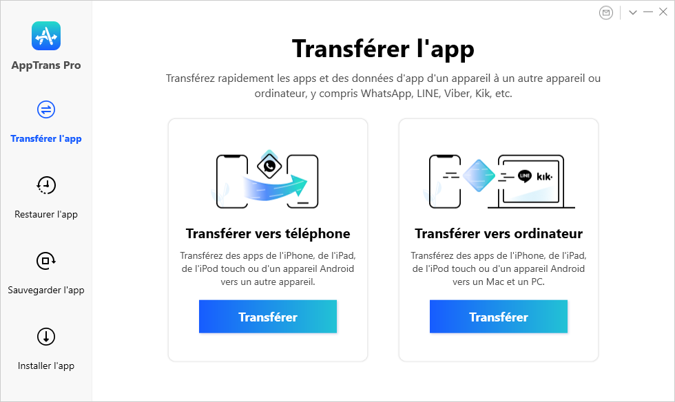 apptrans transfer whatsapp data from android to ios