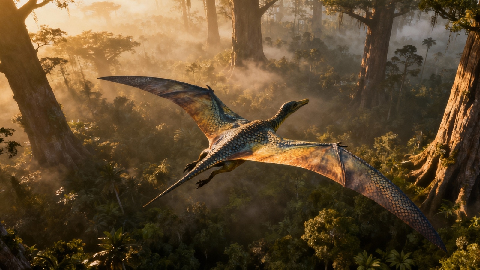 archosaure illustation IA