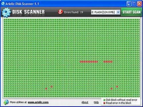 Ariolic Disk Scanner screen1