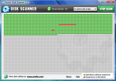 Ariolic Disk Scanner screen2