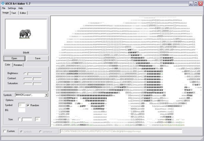 ASCII Art Maker screen 1