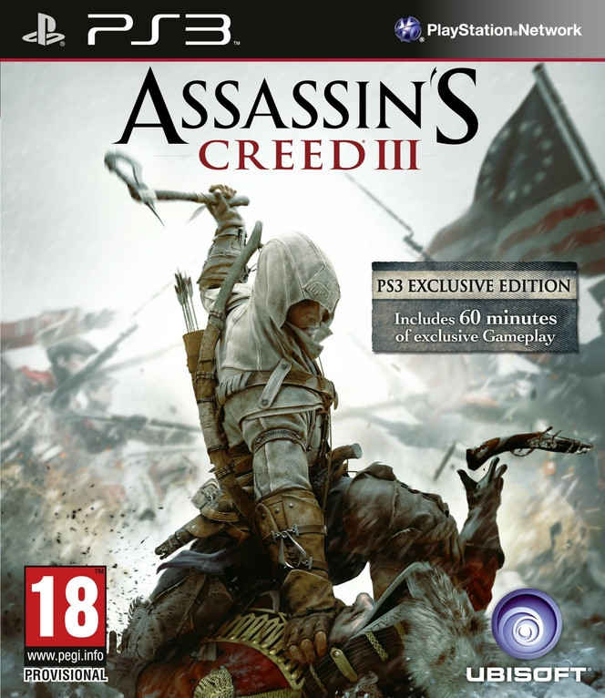 Assassin Creed 3 - pochette PS3