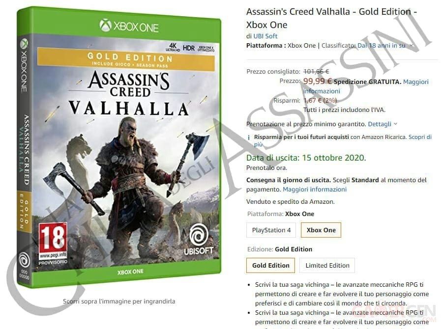 Assassin's Creed Valhalla Amazon