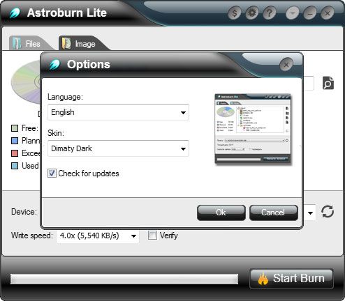 Astroburn Lite screen 1