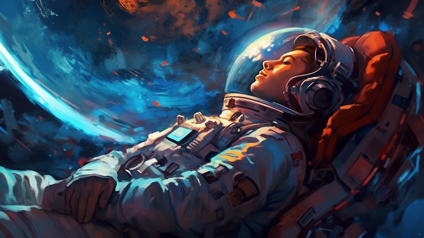 Astronaute sieste 2