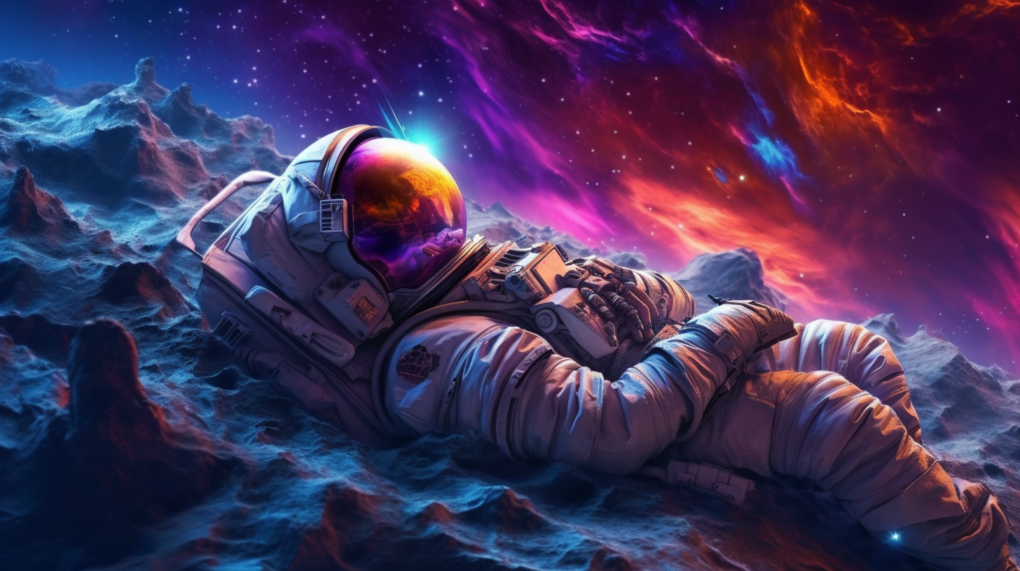 Astronaute sieste