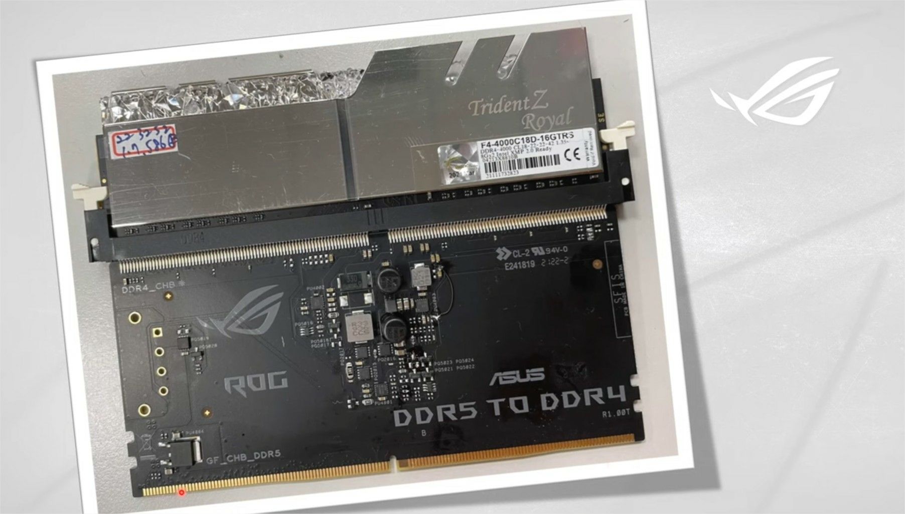 ASUS ROG DDR4 DDR5