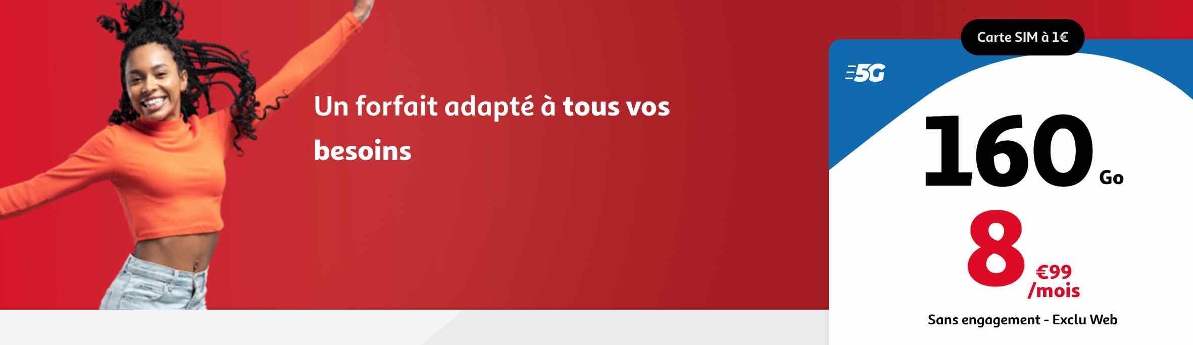 Auchan Te?le?com 160 Go 5G