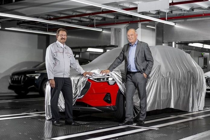 Audi e-tron : le constructeur lance la production de son premier SUV tout Ã©lectrique