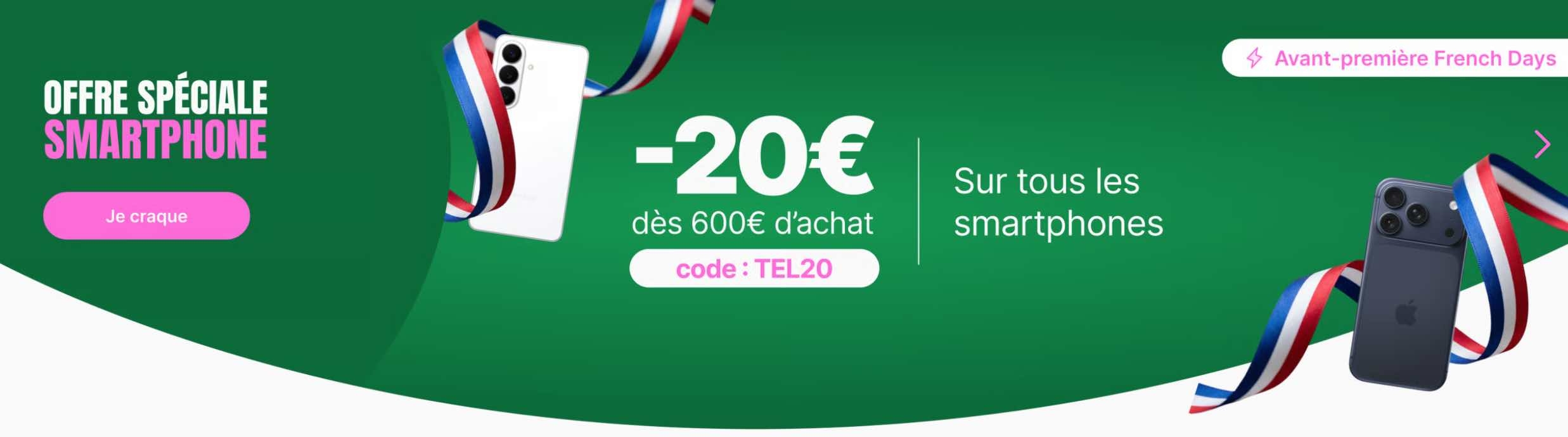 Vorschau auf die French Days Pixmania – Smartphones