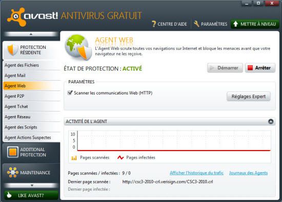 avast! Free Antivirus screen 2