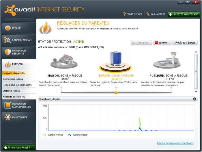 Avast! Internet Security 6 screen 1