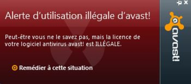 Avast-licence-illegale