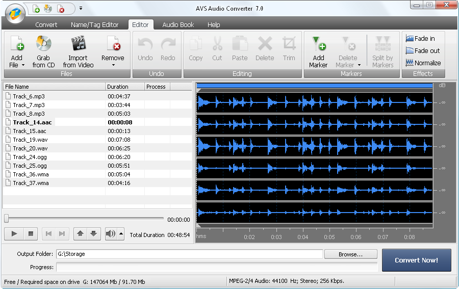 AVS  Audio Converter screen2