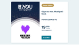 Bouygues Telecom lance un forfait B&You Deezer Edition