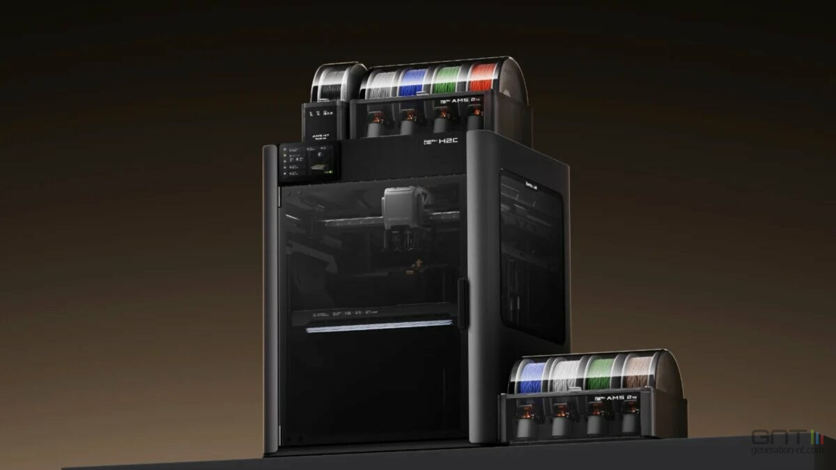 Adieu les déchets : Bambu Lab dévoile la H2C et son changeur d'outils !