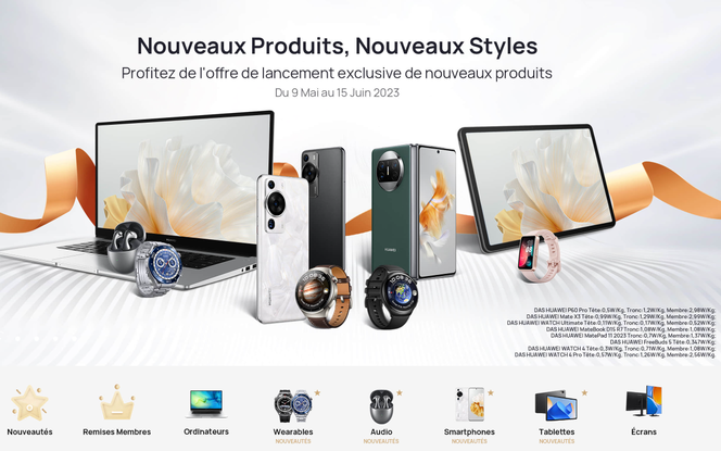 banniere huawei solde ete 2023