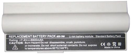 Batterie Eee PC 6600 mAh blanc