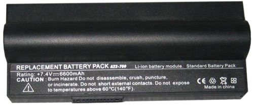 Batterie Eee PC 6600 mAh noir