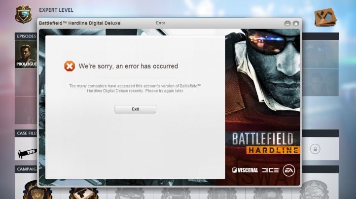 Battlefield Hardline - DRM PC