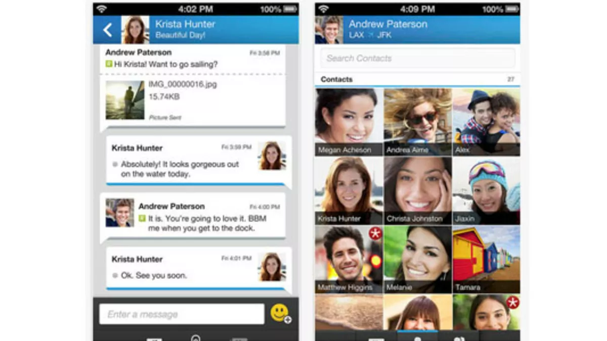 BBM pour iOS et Android : 20 millions d'utilisateurs une semaine plus tard