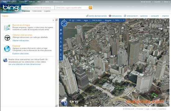 Bing Maps 3D screen2