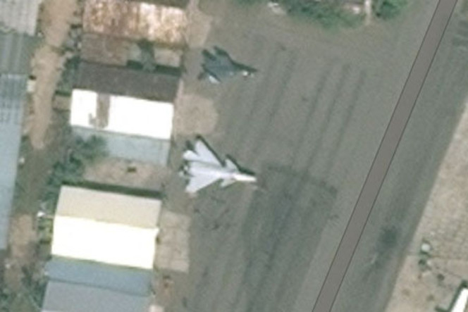 Bing maps chasseur russe Mig 1.44