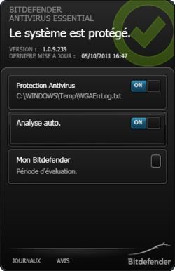 Bitdefender Antivirus Essential screen 2