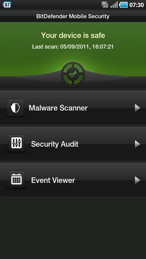 BitDefender Mobile Security Android 01
