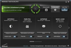 Bitdefender Total Security 2012 screen 1