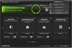 Bitdefender Total Security 2013 screen1