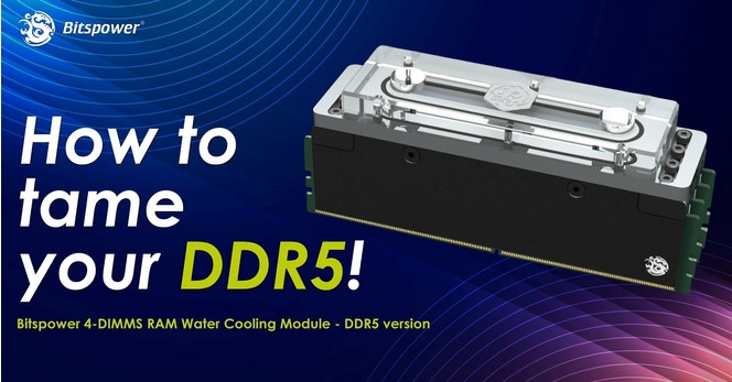Bitspower DDR5 refroidissement liquide