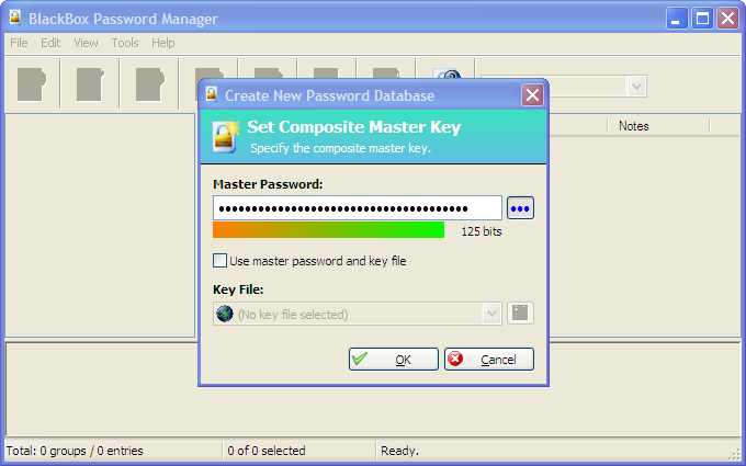 Black Box Password Manager screen2