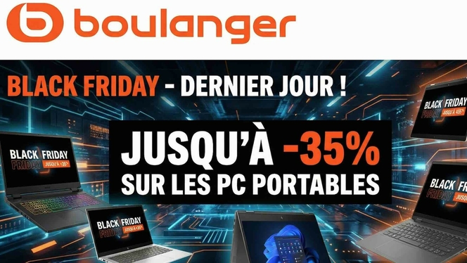 Black Friday Boulanger -PC portables