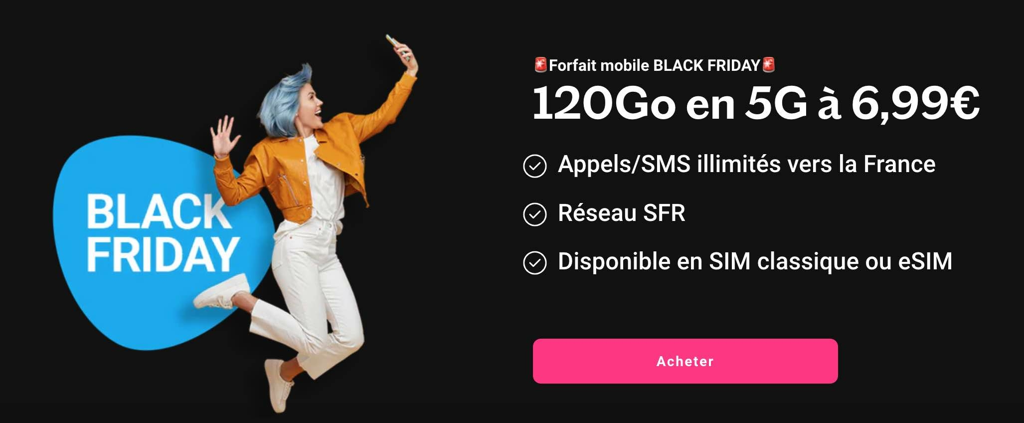 Black Friday Lebara 120 Go 5G