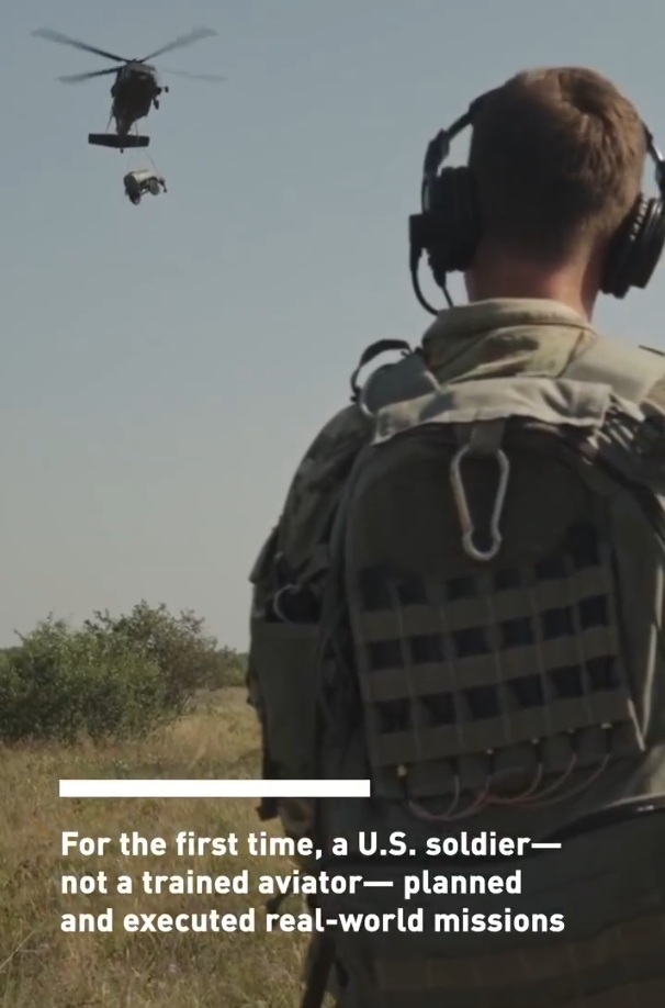 Black Hawk autonome pilotage tablette Matrix